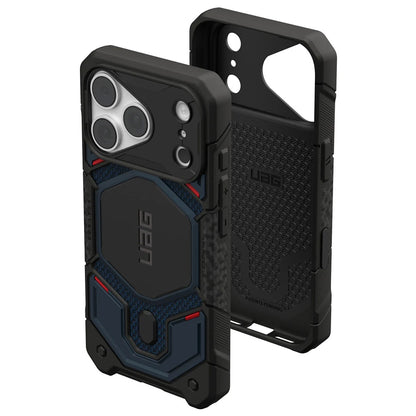 MagSafe-deksel for Apple iPhone 18 Pro / 17 Pro, Urban Armor Gear, Monarch Pro Kevlar, Marineblå
