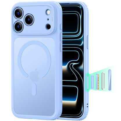 MagSafe-deksel for Apple iPhone 18 Pro, ESR, Classic Hybrid, Satinert Blå