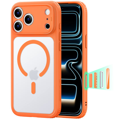 MagSafe-deksel for Apple iPhone 18 Pro, ESR, Classic Hybrid, Satinert Oransje