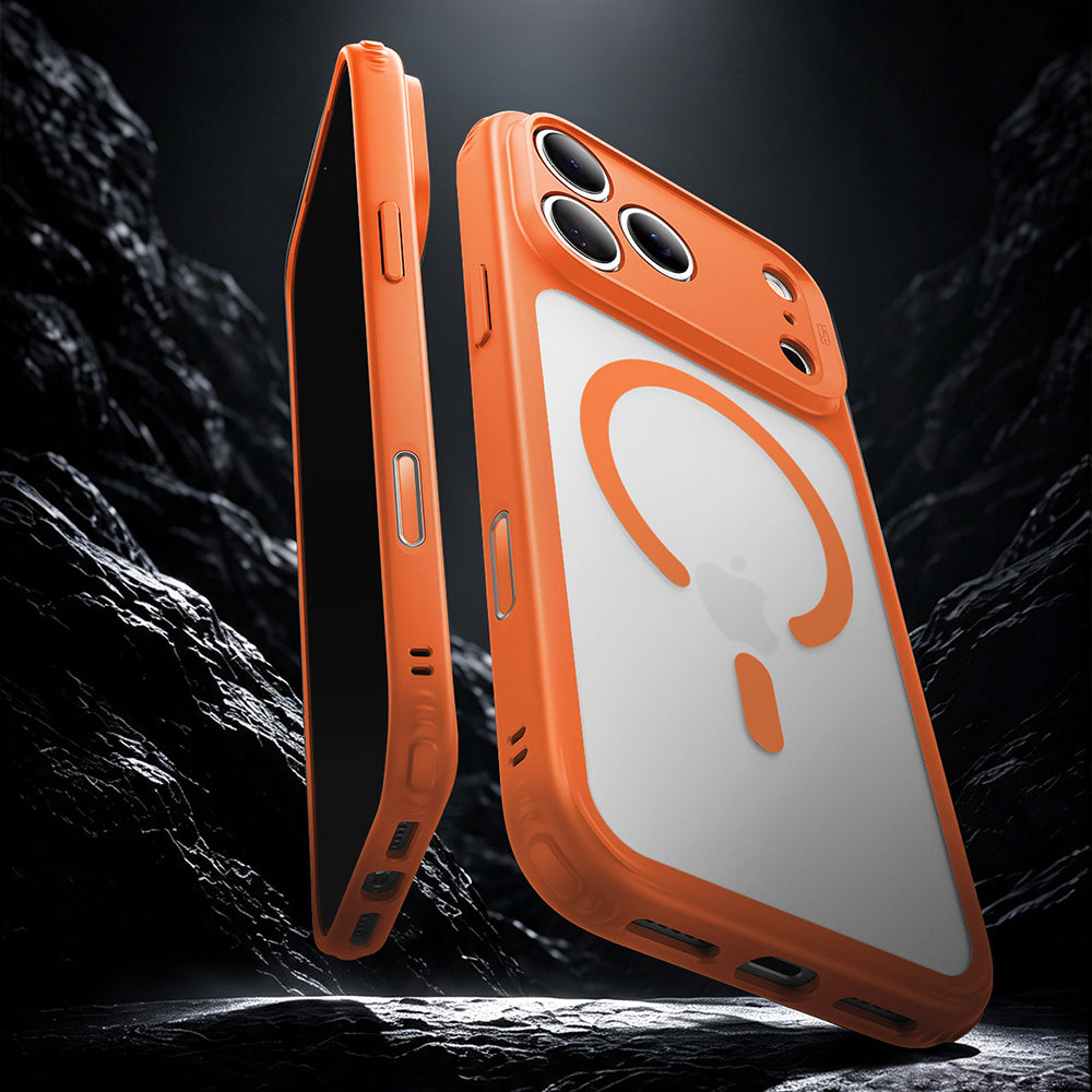MagSafe-deksel for Apple iPhone 18 Pro, ESR, Classic Hybrid, Satinert Oransje