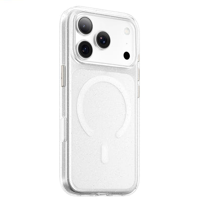 MagSafe-deksel til Apple iPhone 18 Pro Max / 17 Pro Max, Blueo, Crystal Pro Anti-Drop Glitter, gjennomsiktig