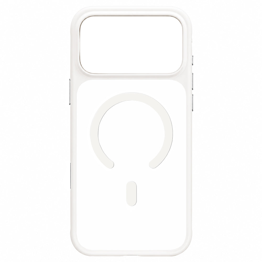 MagSafe-deksel til Apple iPhone 18 Pro Max / 17 Pro Max, Blueo, hudvennlig og støtsikkert, satenghvit