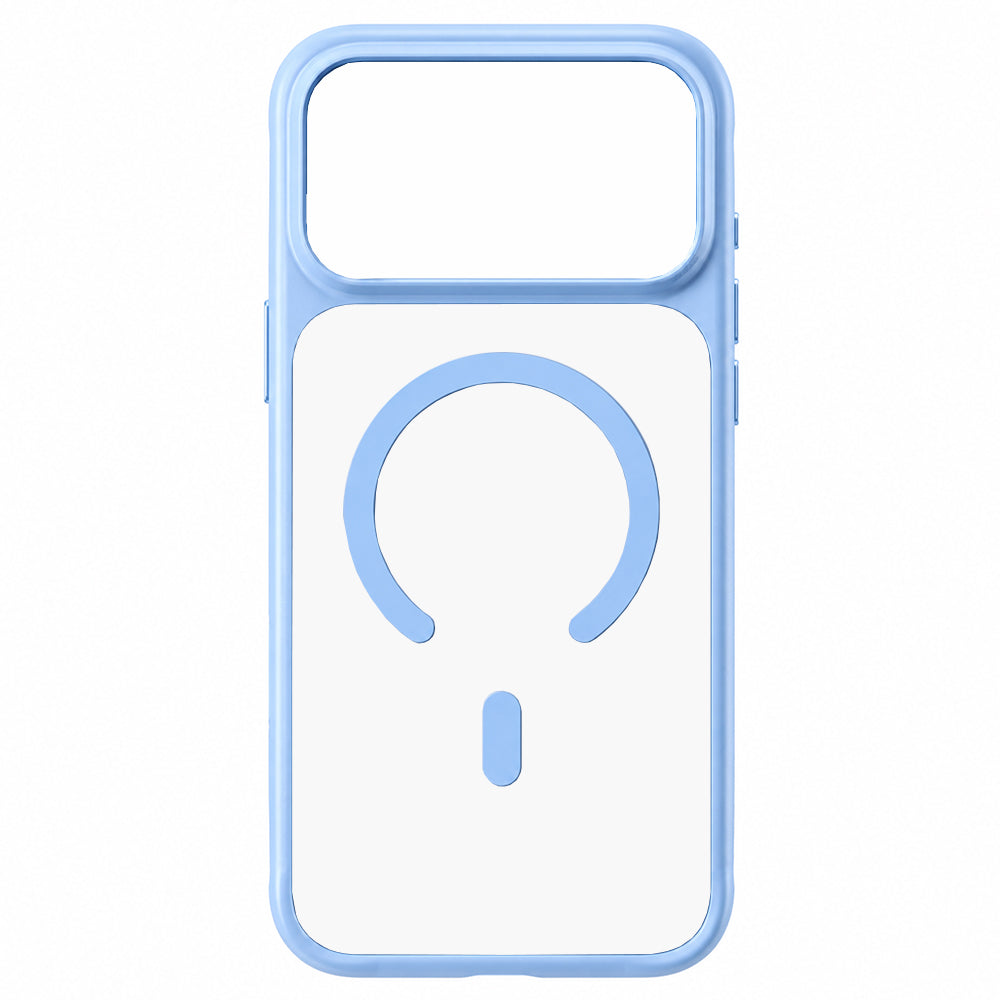 MagSafe-deksel til Apple iPhone 18 Pro Max / 17 Pro Max, Blueo, hudvennlig og støtsikkert, satengblått