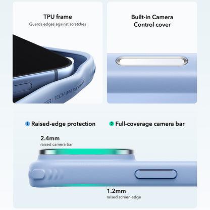 MagSafe-deksel for Apple iPhone 18 Pro Max / 17 Pro Max, ESR, Classic Hybrid Kickstand, Satinert blå