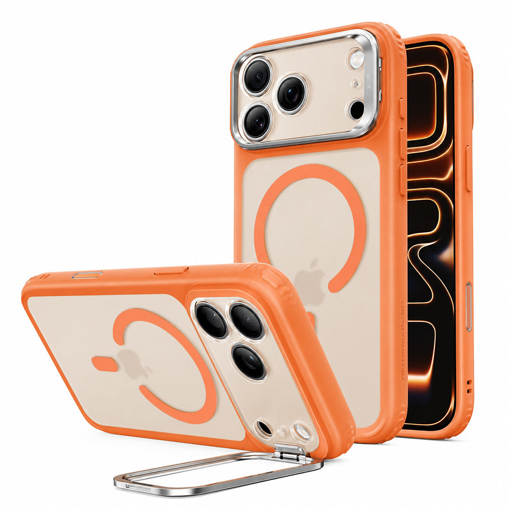 MagSafe-deksel for Apple iPhone 18 Pro Max / 17 Pro Max, ESR, Classic Hybrid Kickstand, Satinert Oransje