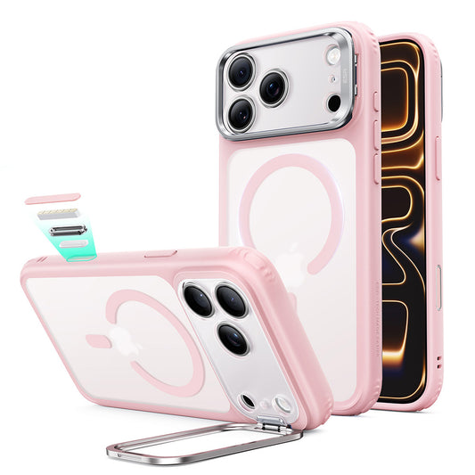 MagSafe-deksel for Apple iPhone 18 Pro Max / 17 Pro Max, ESR, Classic Hybrid Kickstand, Satinert Rosa