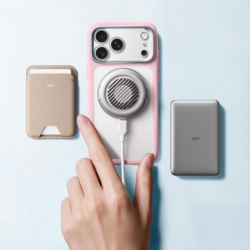 MagSafe-deksel for Apple iPhone 18 Pro Max / 17 Pro Max, ESR, Classic Hybrid Kickstand, Satinert Rosa