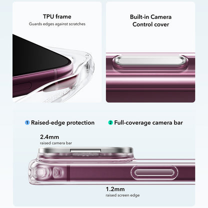 MagSafe-deksel for Apple iPhone 18 Pro Max / 17 Pro Max, ESR, Classic Hybrid Kickstand, Transparent