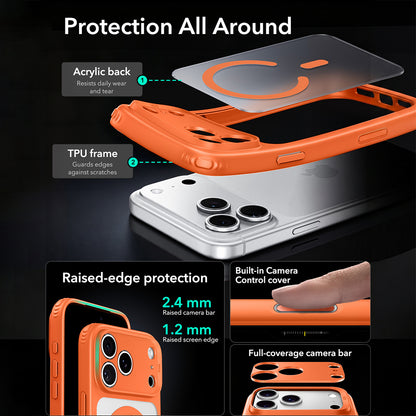 MagSafe-deksel for Apple iPhone 18 Pro Max / 17 Pro Max, ESR, Classic Hybrid, Satinert Oransje