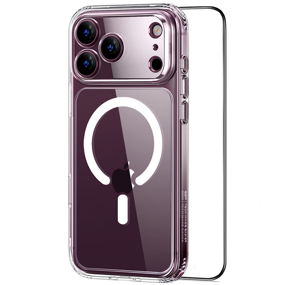 MagSafe-deksel for Apple iPhone 18 Pro Max / 17 Pro Max, ESR, Classic Hybrid med skjermbeskytter, Transparent