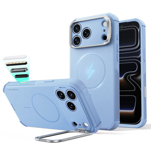 MagSafe-deksel for Apple iPhone 18 Pro Max / 17 Pro Max, ESR, Cyber Armor Kickstand, Blå