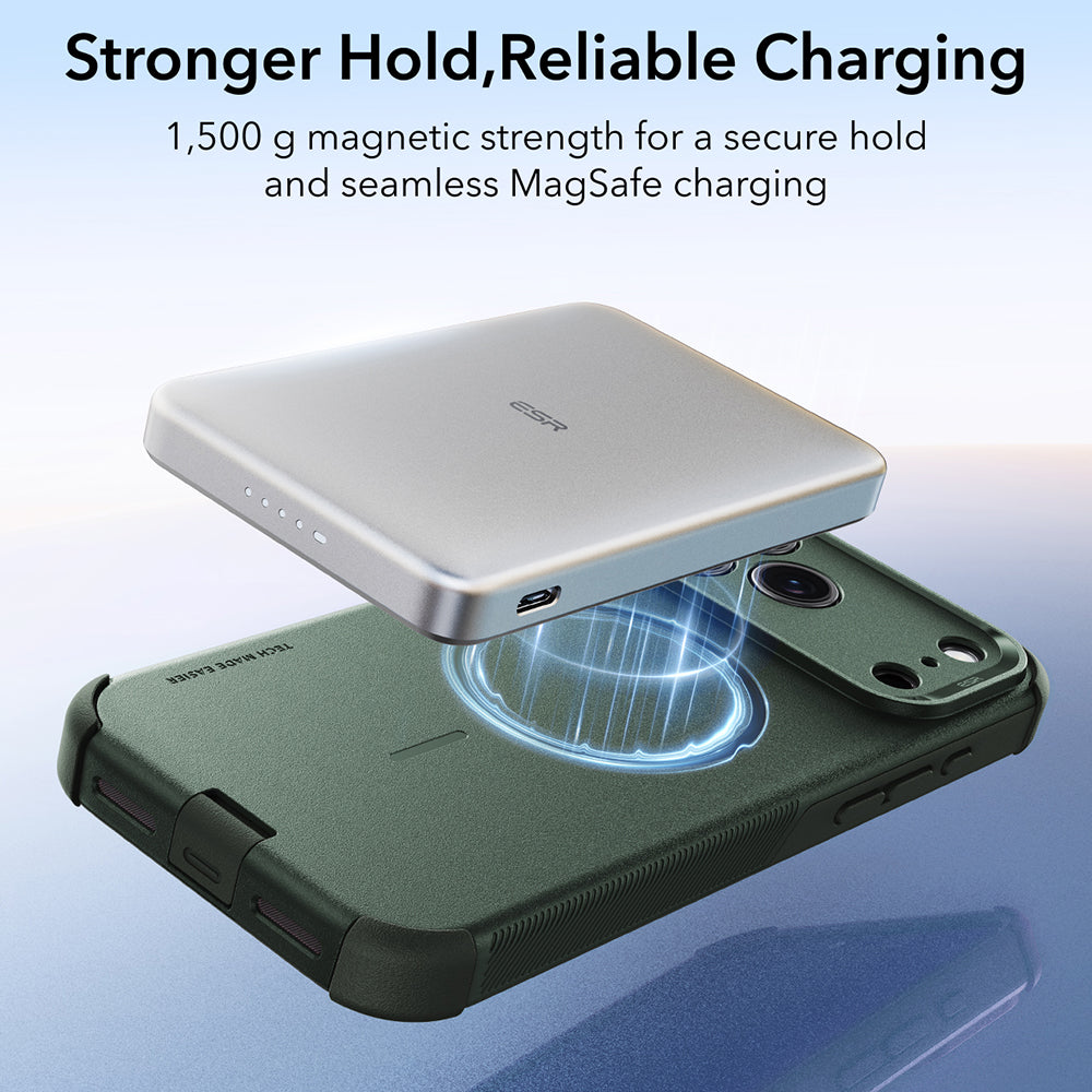 MagSafe-deksel for Apple iPhone 18 Pro Max / 17 Pro Max, ESR, Cyber, Grønn