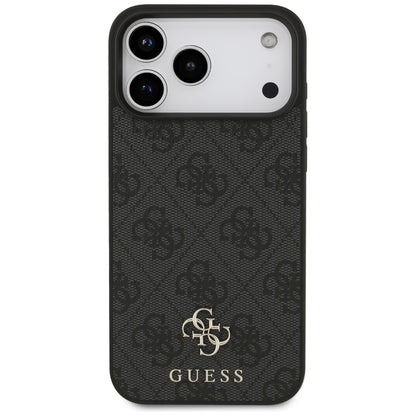 MagSafe-deksel for Apple iPhone 18 Pro Max / 17 Pro Max, Guess, 4G Small and Classic, Svart