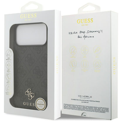 MagSafe-deksel for Apple iPhone 18 Pro Max / 17 Pro Max, Guess, 4G Small and Classic, Svart