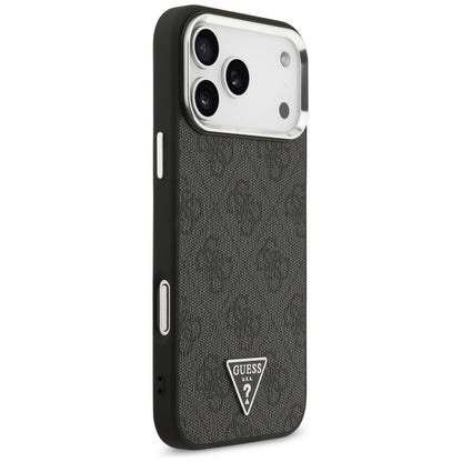 MagSafe-deksel for Apple iPhone 18 Pro Max / 17 Pro Max, Guess, 4G Triangle Logo, Svart