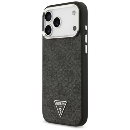 MagSafe-deksel for Apple iPhone 18 Pro Max / 17 Pro Max, Guess, 4G Triangle Logo, Svart