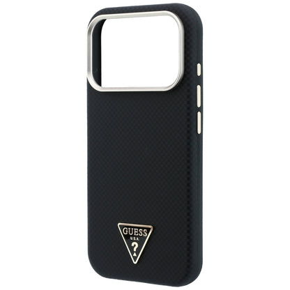MagSafe-deksel for Apple iPhone 18 Pro Max / 17 Pro Max, Guess, Kevlar Triangle Logo, Svart