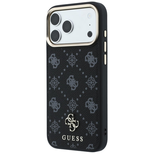 MagSafe-deksel for Apple iPhone 18 Pro Max / 17 Pro Max, Guess, Peony 4G Small Logo, Svart