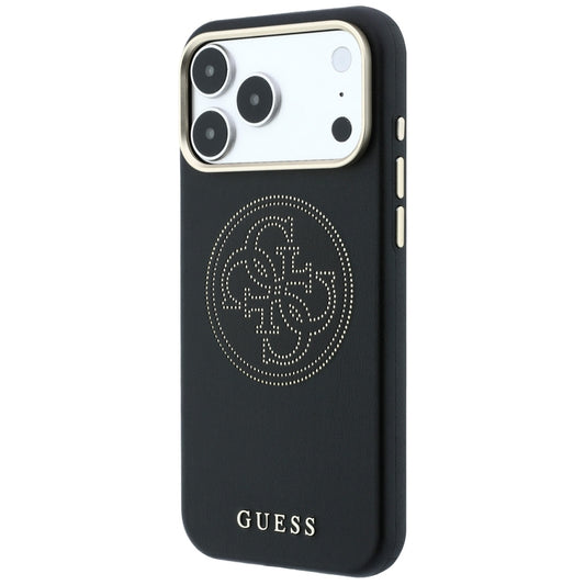MagSafe-deksel for Apple iPhone 18 Pro Max / 17 Pro Max, Guess, Perforert 4G, Svart