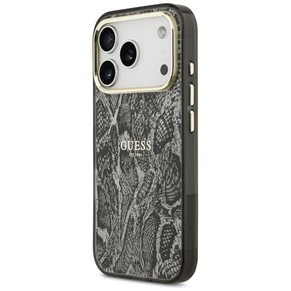 MagSafe-deksel til Apple iPhone 18 Pro Max / 17 Pro Max, Guess, Python Pattern, svart