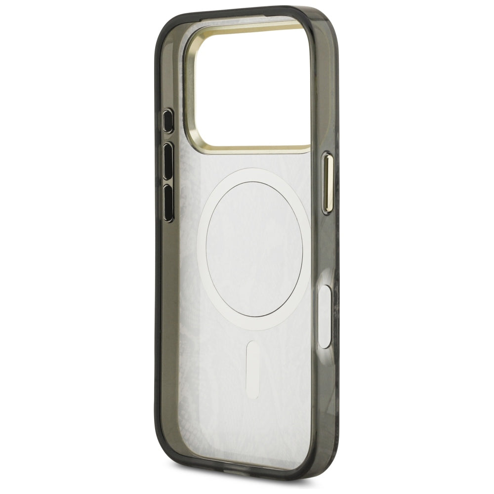 MagSafe-deksel til Apple iPhone 18 Pro Max / 17 Pro Max, Guess, Python Pattern, svart