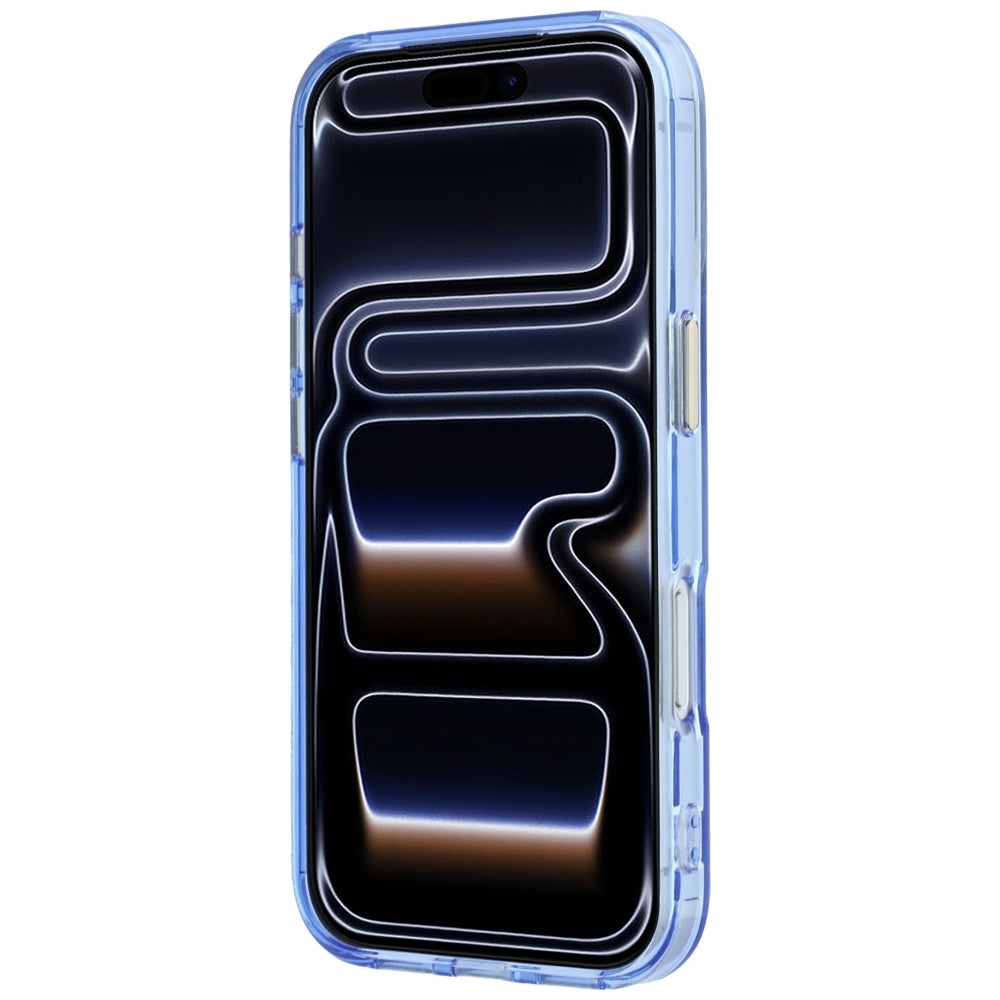MagSafe-deksel for Apple iPhone 18 Pro Max / 17 Pro Max, Guess, Ring Stand Script Metal Logo, Blå