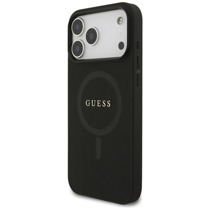 MagSafe-deksel for Apple iPhone 18 Pro Max / 17 Pro Max, Guess, Saffiano, Svart