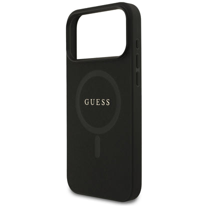 MagSafe-deksel for Apple iPhone 18 Pro Max / 17 Pro Max, Guess, Saffiano, Svart