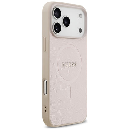 MagSafe-deksel for Apple iPhone 18 Pro Max / 17 Pro Max, Guess, Saffiano, Rosa