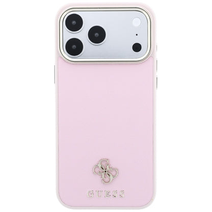 MagSafe-deksel for Apple iPhone 18 Pro Max / 17 Pro Max, Guess, Saffiano Small 4G Classic, Rosa