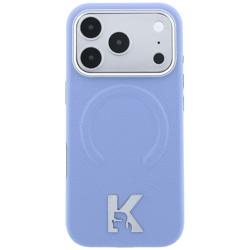 MagSafe-deksel for Apple iPhone 18 Pro Max / 17 Pro Max, Karl Lagerfeld, Kornet preget ring, blå