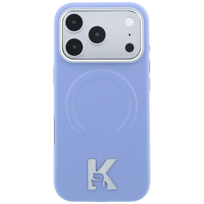 MagSafe-deksel for Apple iPhone 18 Pro Max / 17 Pro Max, Karl Lagerfeld, Kornet preget ring, blå