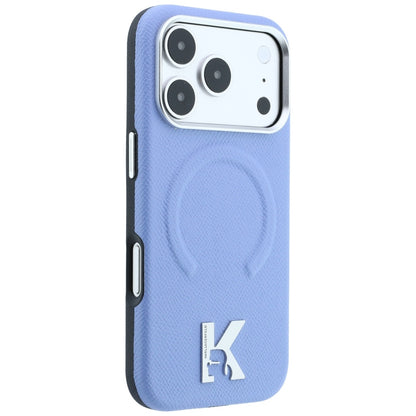 MagSafe-deksel for Apple iPhone 18 Pro Max / 17 Pro Max, Karl Lagerfeld, Kornet preget ring, blå