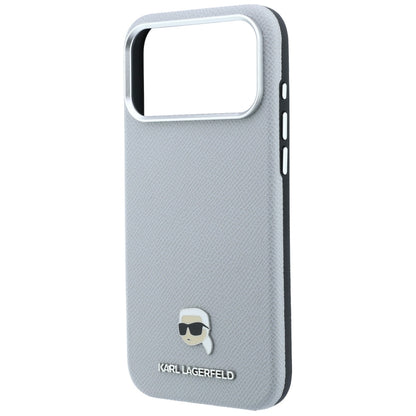 MagSafe-deksel for Apple iPhone 18 Pro Max / 17 Pro Max, Karl Lagerfeld, Kornet Karl Head's Metal, Grå