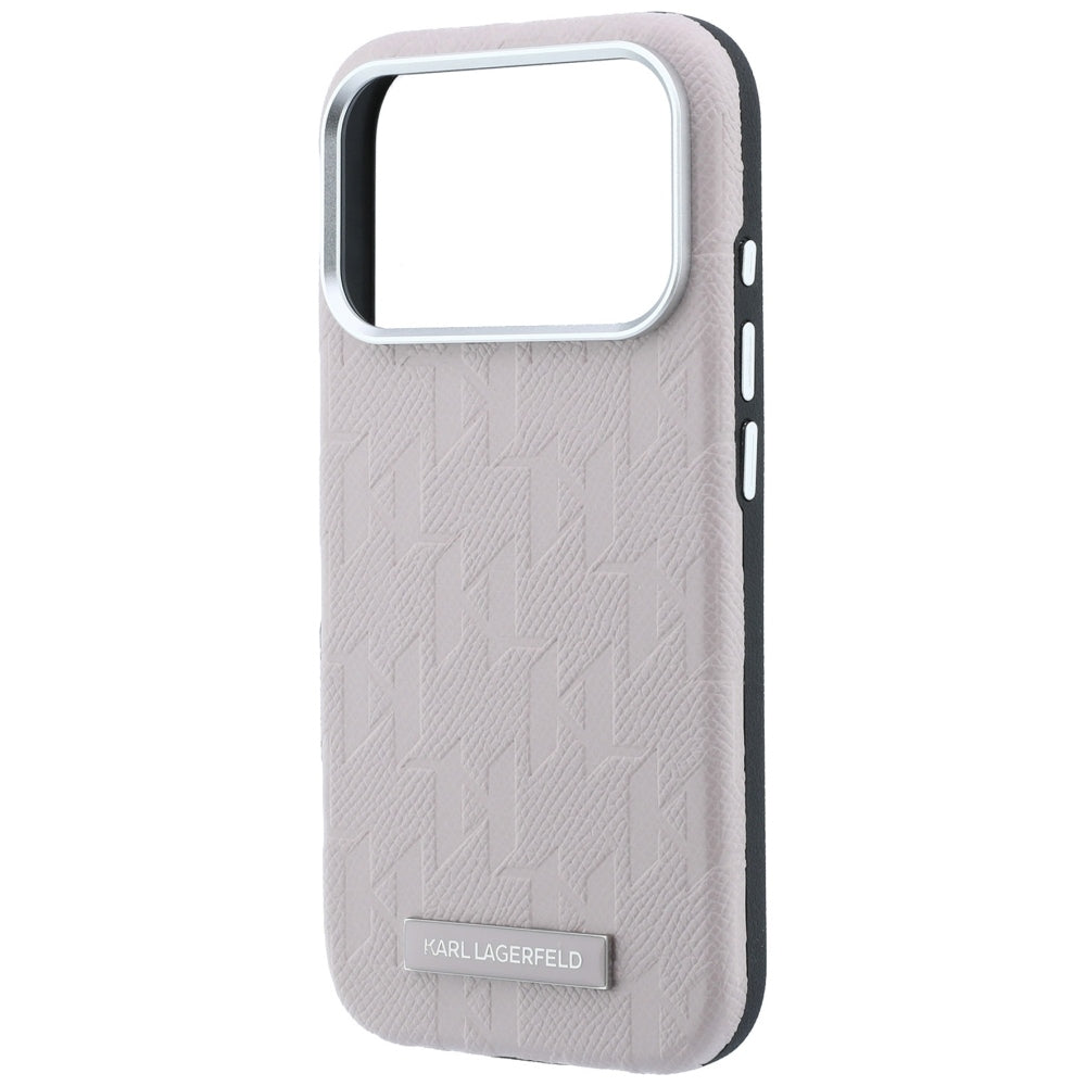 MagSafe-deksel for Apple iPhone 18 Pro Max / 17 Pro Max, Karl Lagerfeld, Kornet Mono Resin Logo, Rosa