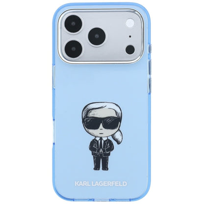 MagSafe-deksel for Apple iPhone 18 Pro Max / 17 Pro Max, Karl Lagerfeld, IML Ikonik Sketch Print, Bleu