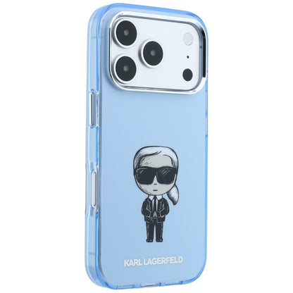 MagSafe-deksel for Apple iPhone 18 Pro Max / 17 Pro Max, Karl Lagerfeld, IML Ikonik Sketch Print, Bleu