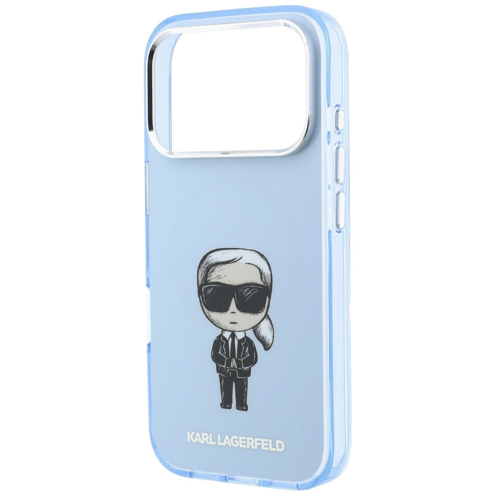 MagSafe-deksel for Apple iPhone 18 Pro Max / 17 Pro Max, Karl Lagerfeld, IML Ikonik Sketch Print, Bleu