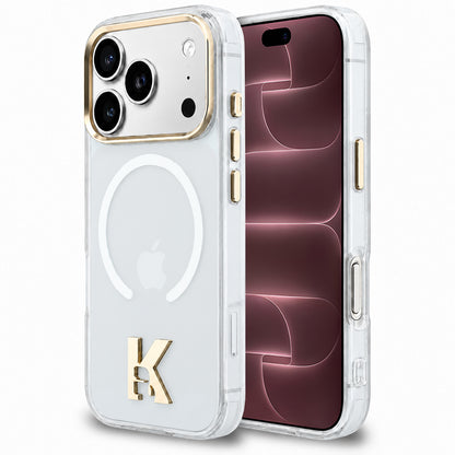MagSafe-deksel til Apple iPhone 18 Pro Max / 17 Pro Max, Karl Lagerfeld, IML Karl Head-logo, gjennomsiktig