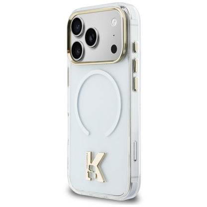MagSafe-deksel til Apple iPhone 18 Pro Max / 17 Pro Max, Karl Lagerfeld, IML Karl Head-logo, gjennomsiktig