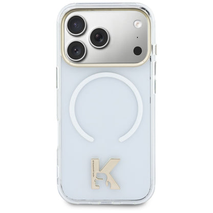 MagSafe-deksel til Apple iPhone 18 Pro Max / 17 Pro Max, Karl Lagerfeld, IML Karl Head-logo, gjennomsiktig