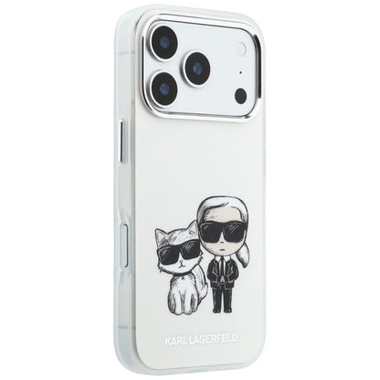 MagSafe-deksel for Apple iPhone 18 Pro Max / 17 Pro Max, Karl Lagerfeld, IML KC Bodies Sketch Print, Beige