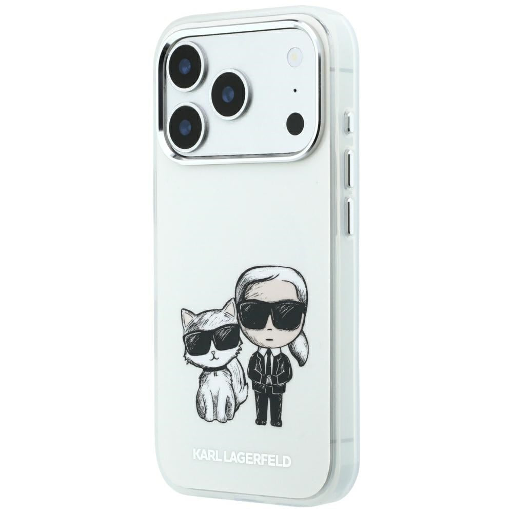 MagSafe-deksel for Apple iPhone 18 Pro Max / 17 Pro Max, Karl Lagerfeld, KC Bodies Sketch, Beige
