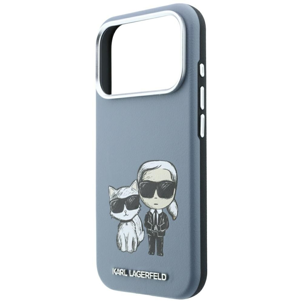 MagSafe-deksel for Apple iPhone 18 Pro Max / 17 Pro Max, Karl Lagerfeld, KC Bodies Sketch, Bleu