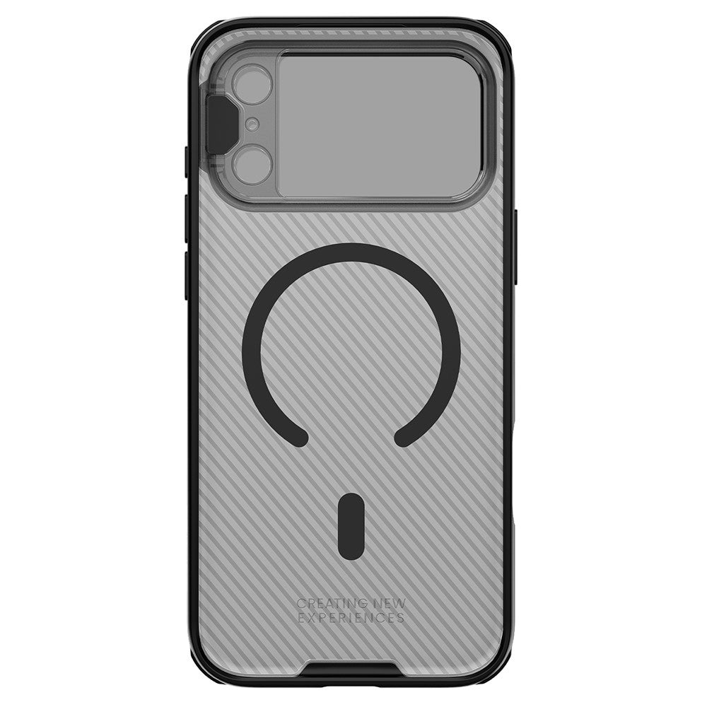 MagSafe-deksel for Apple iPhone 18 Pro Max / 17 Pro Max, Nillkin, CamShield Prop, Svart Transparent