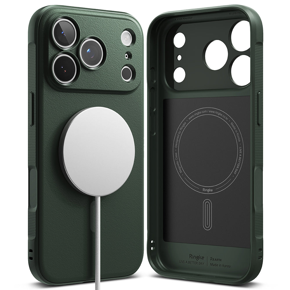 MagSafe-deksel for Apple iPhone 18 Pro Max / 17 Pro Max, Ringke, Onyx, Mørkegrønn