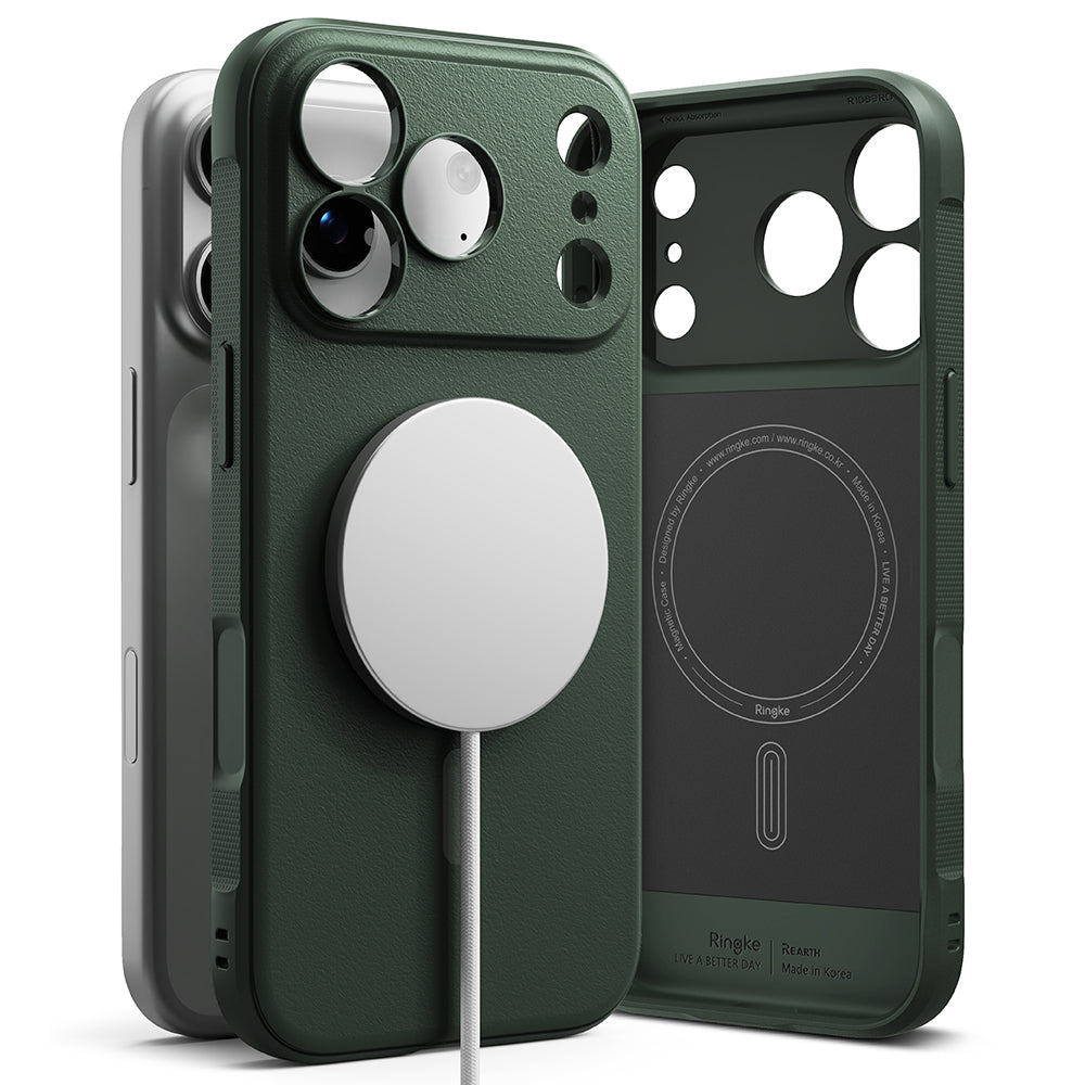 MagSafe-deksel for Apple iPhone 18 Pro Max / 17 Pro Max, Ringke, Onyx, Mørkegrønn