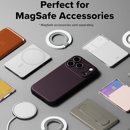 MagSafe-deksel til Apple iPhone 18 Pro Max / 17 Pro Max, Ringke, Onyx, mørk burgunder