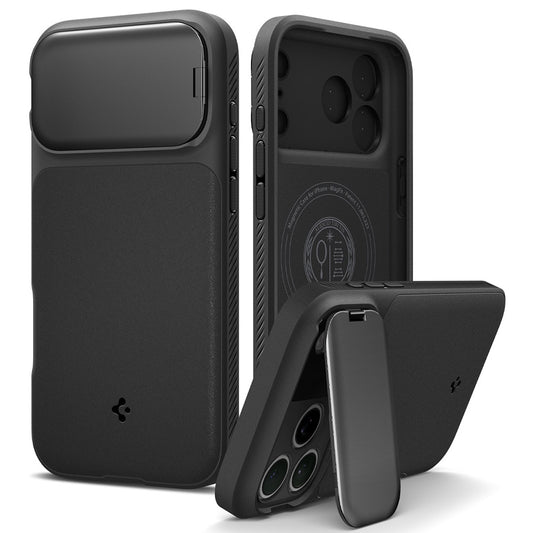MagSafe-deksel for Apple iPhone 18 Pro Max / 17 Pro Max, Spigen, Optik Armor, Svart ACS09900