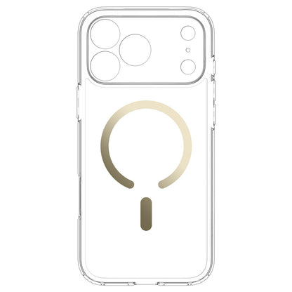MagSafe-deksel for Apple iPhone 18 Pro Max / 17 Pro Max, Spigen, Ultra Hybrid, Gull Transparent ACS12120